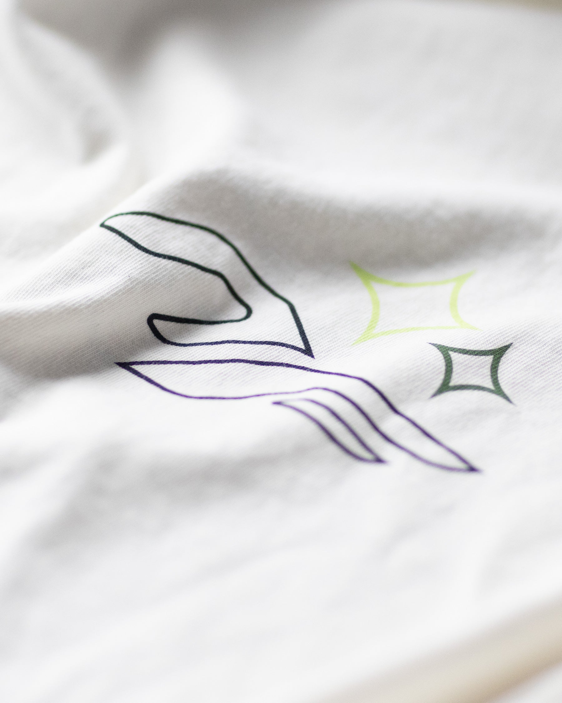 Cotton Tee - Mossy Pillows- S/S