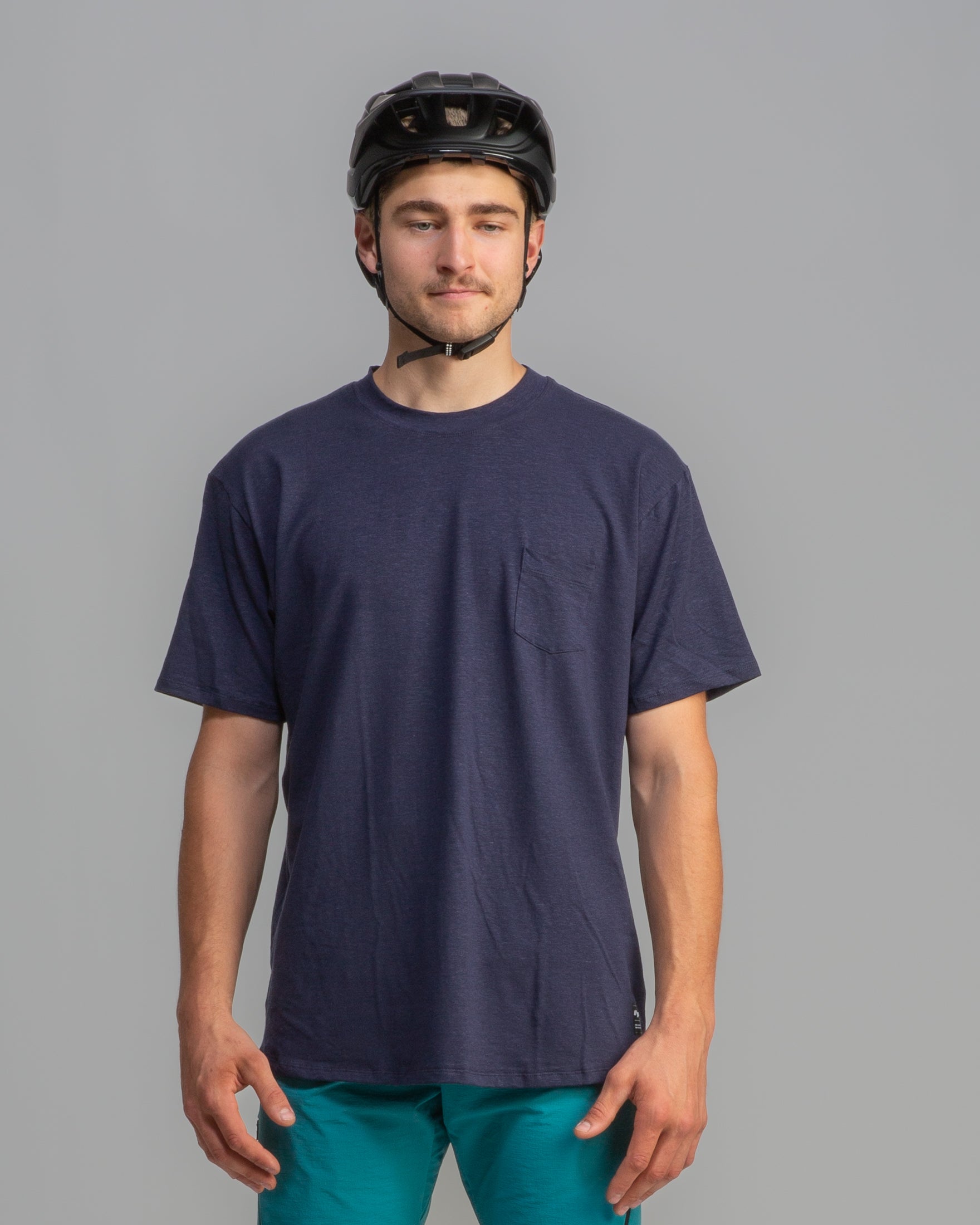 Hemp Pocket Tee - Navy