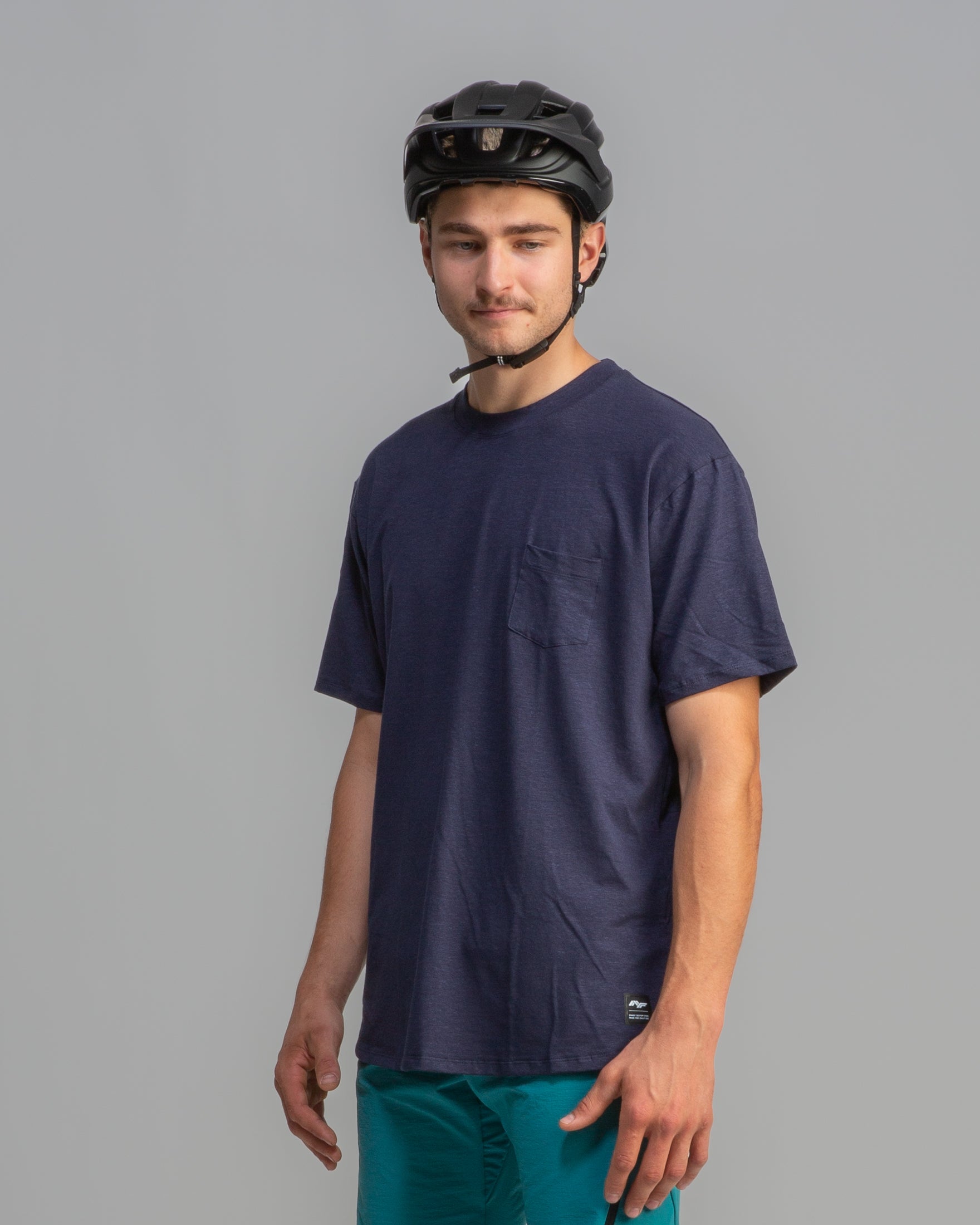 Hemp Pocket Tee - Navy