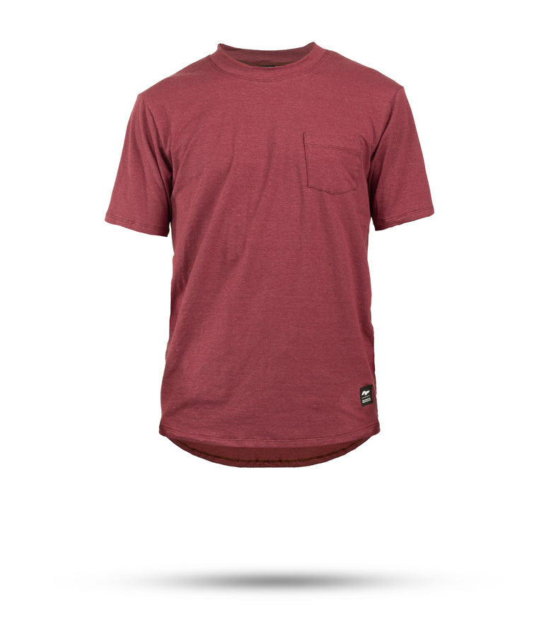 Hemp Pocket Tee - Oxidized Blood